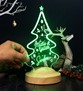 Yılbaşı Çam Ağacı Tasarımlı Kişiye Özel Dekoratif Led Lamba Yeni Yıl Hediyesi led ışıktan yılbaşı ağacı