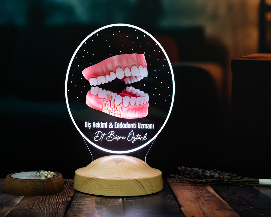 Diş Hekimi ve Endodonti Uzmanına Hediye – Diş Doktoru Hediyesi LED Lamba