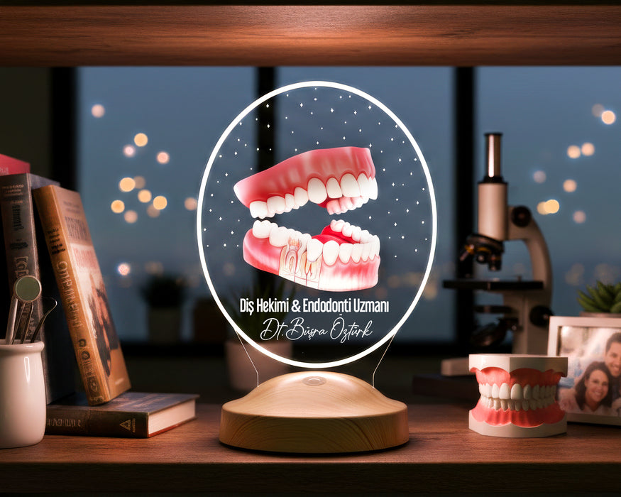 Diş Hekimi ve Endodonti Uzmanına Hediye – Diş Doktoru Hediyesi LED Lamba