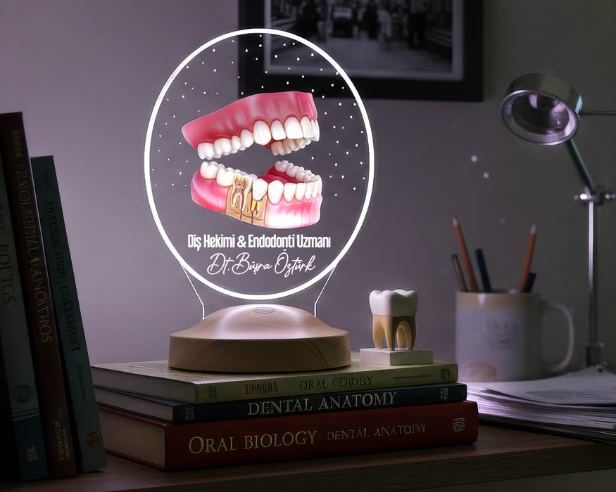 Diş Hekimi ve Endodonti Uzmanına Hediye – Diş Doktoru Hediyesi LED Lamba
